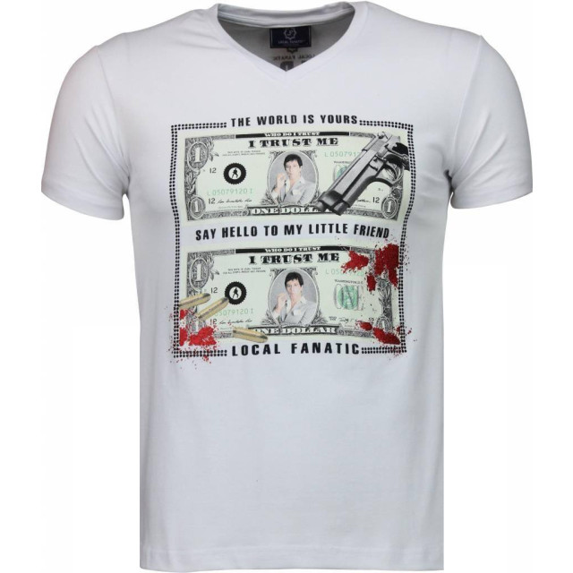 Local Fanatic Scarface dollar t-shirt 2313W large