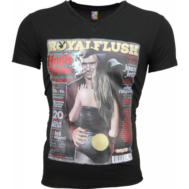 Local Fanatic T-shirt royal flush glossy print 1457Z large