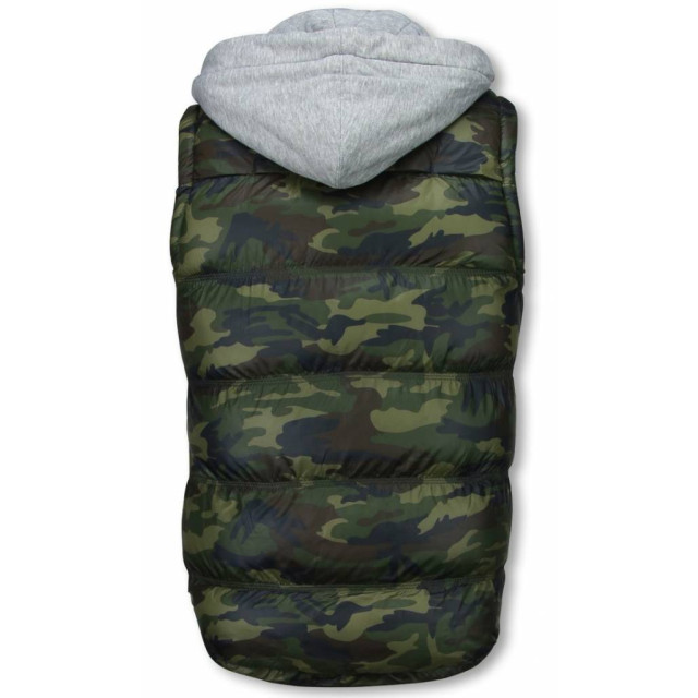 Enos Bodywarmer camouflage vest capuchon FM-2851 large