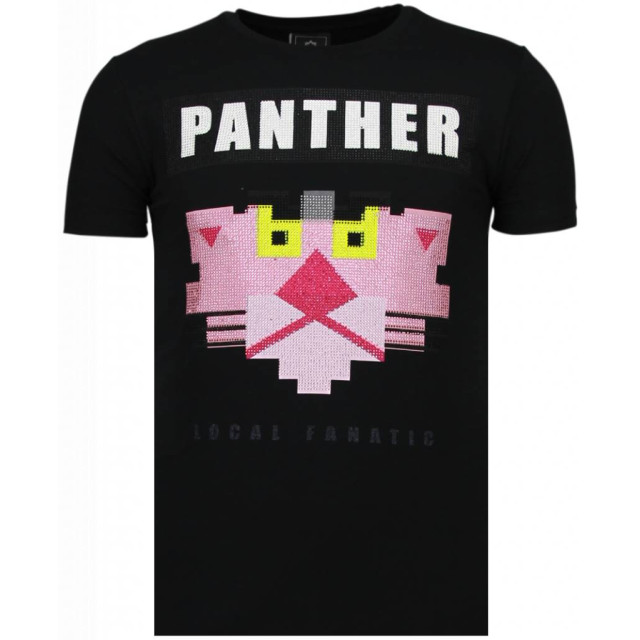 Local Fanatic Panther for a cougar rhinestone t-shirt 5780Z large