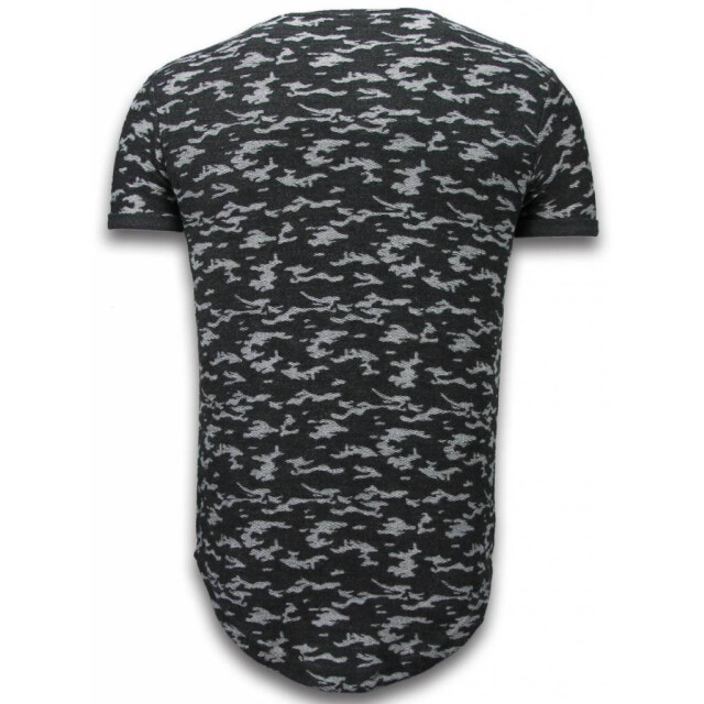 Justing Fashionable camouflage t-shirt long fit SW330Z large
