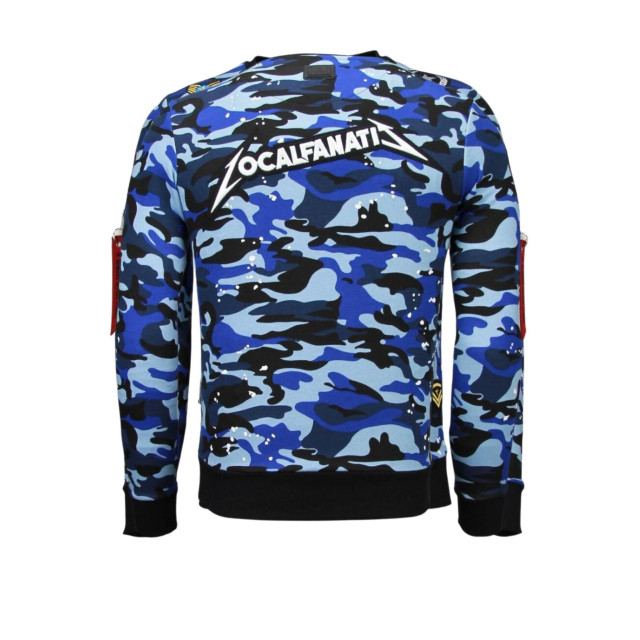 Local Fanatic Camo embroidery sweater patches LF-100B large