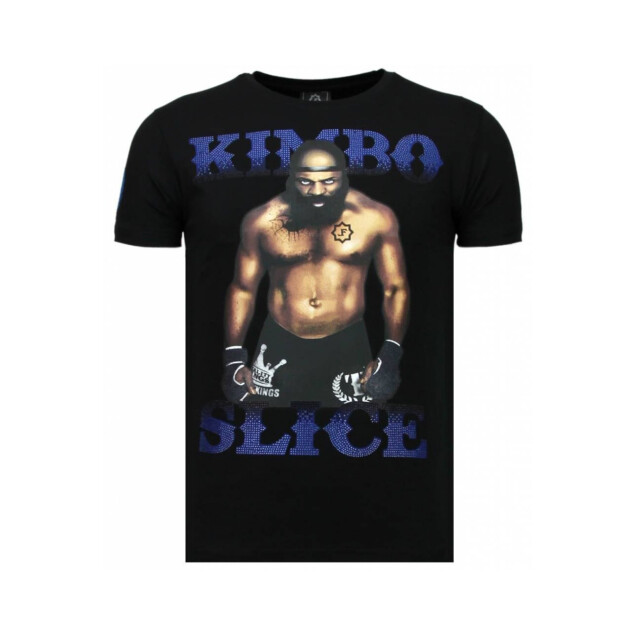 Local Fanatic Kimbo slice rhinestone t-shirt 5766Z large
