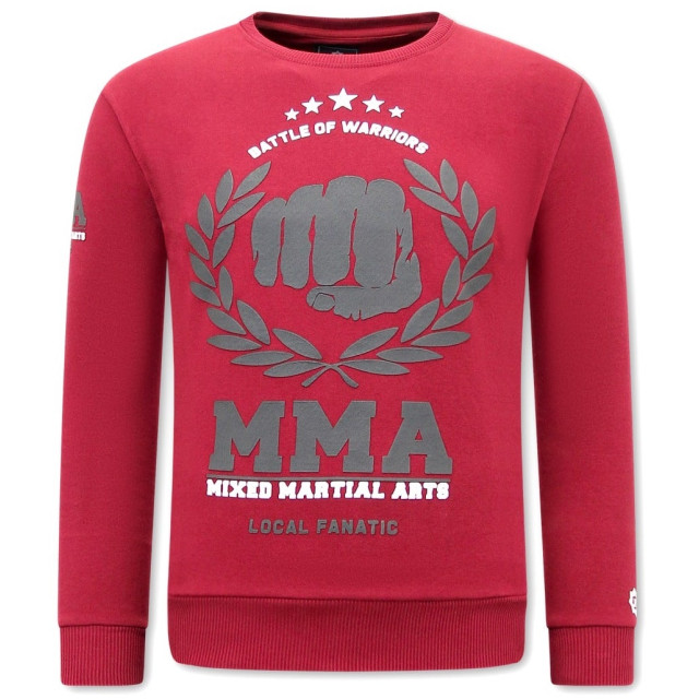 Local Fanatic Sweater met mma fighter 11-6478 large