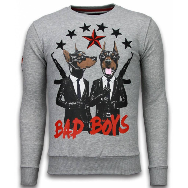 Local Fanatic Bad boys rhinestone sweater 5918G large