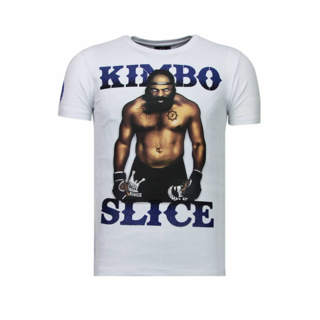 Local Fanatic Kimbo slice rhinestone t-shirt 5766W large