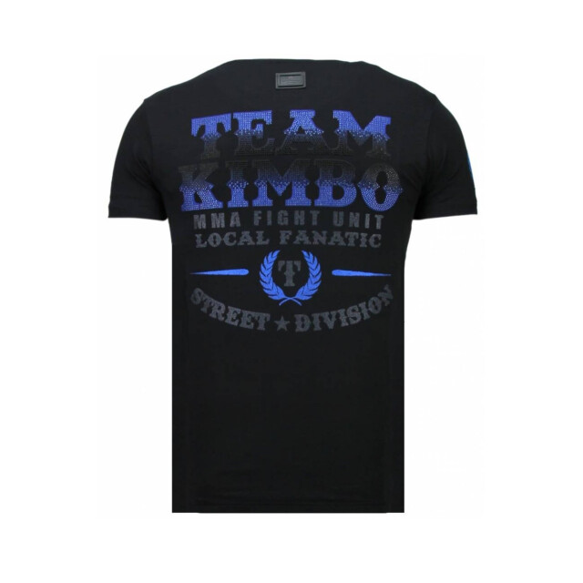 Local Fanatic Kimbo slice rhinestone t-shirt 5766Z large