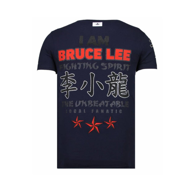 Local Fanatic Fighter bruce lee t-shirt rhinestones 13-6211N large