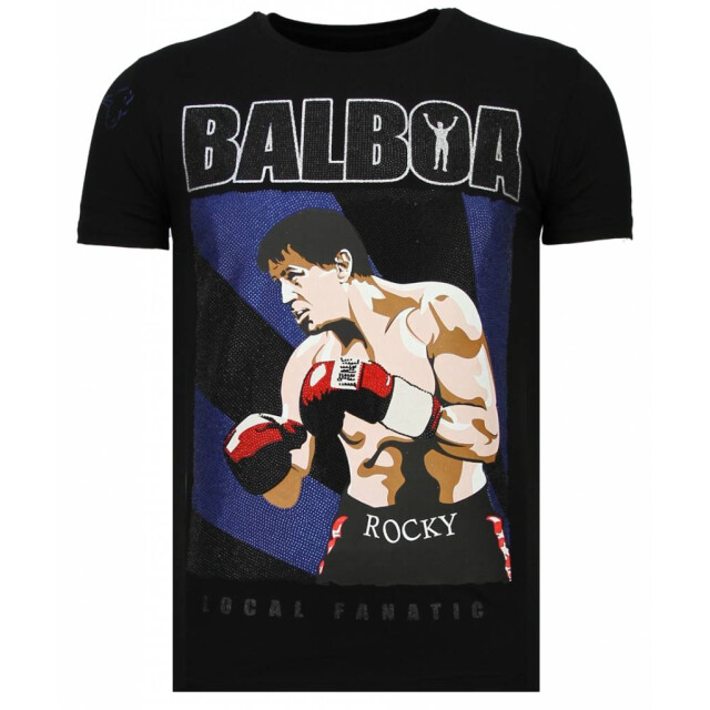 Local Fanatic Balboa rhinestone t-shirt 13-6223Z large