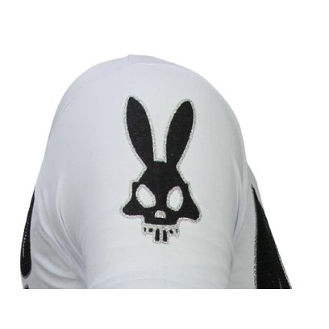 Local Fanatic Killer bunny rhinestone t-shirt 13-6229W large