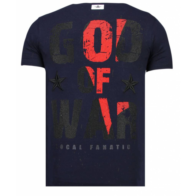 Local Fanatic God of war rhinestone t-shirt 13-6231N large