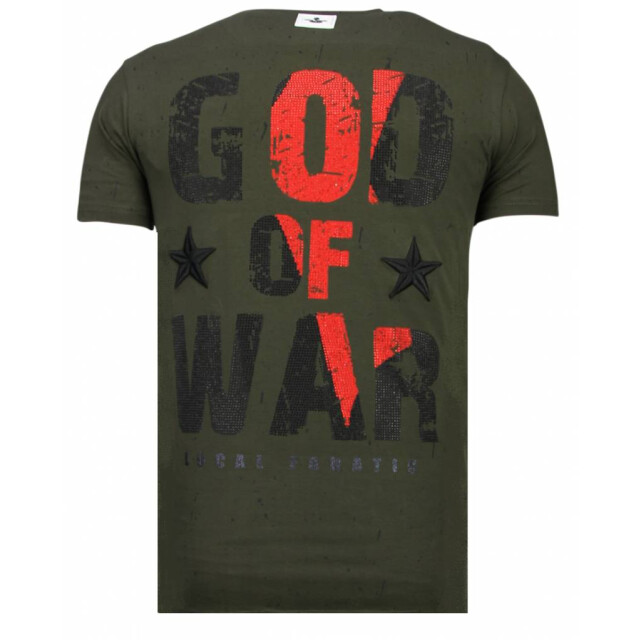 Local Fanatic God of war rhinestone t-shirt 13-6231K large