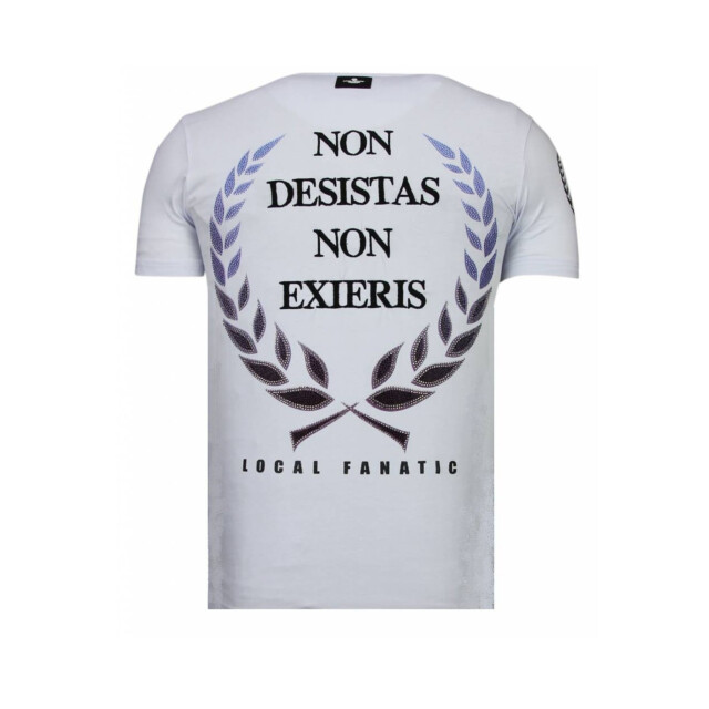 Local Fanatic Skull originals rhinestone t-shirt 13-6224W large