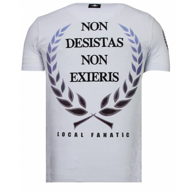 Local Fanatic Skull originals rhinestone t-shirt 13-6224W large