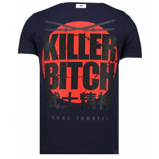 Local Fanatic Killer bitch rhinestone t-shirt 13-6235N large