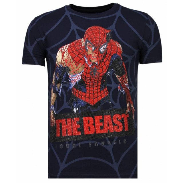 Local Fanatic The beast spider rhinestone t-shirt 13-6228N large