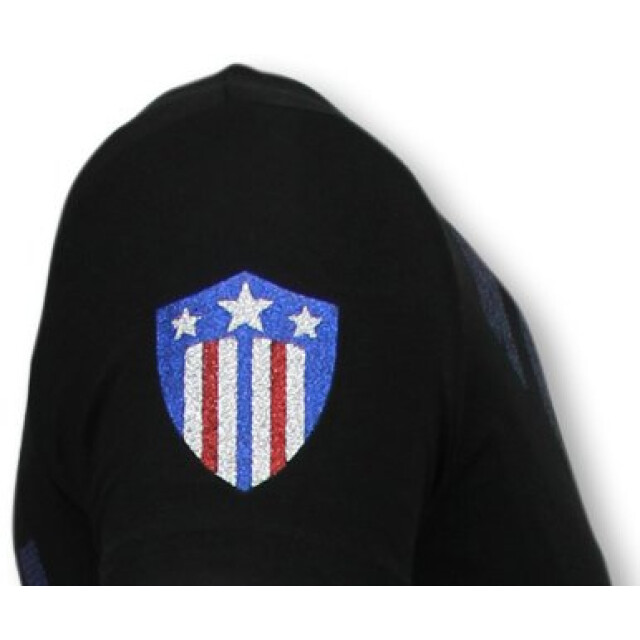 Local Fanatic Captain duck rhinestone t-shirt 6007Z large