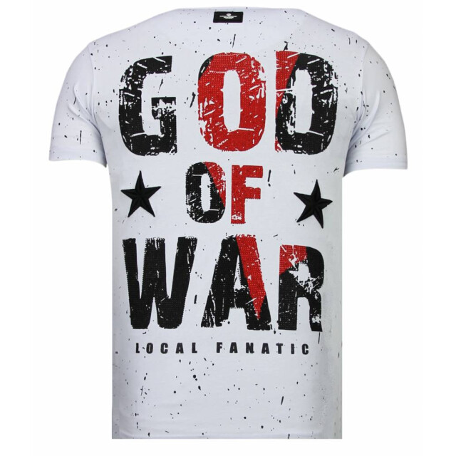 Local Fanatic God of war rhinestone t-shirt 13-6231W large