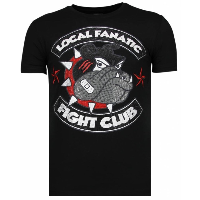 Local Fanatic Fight club spike rhinestone t-shirt 13-6230Z large