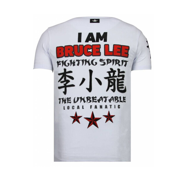Local Fanatic Fighter bruce lee t-shirt rhinestones 13-6211W large