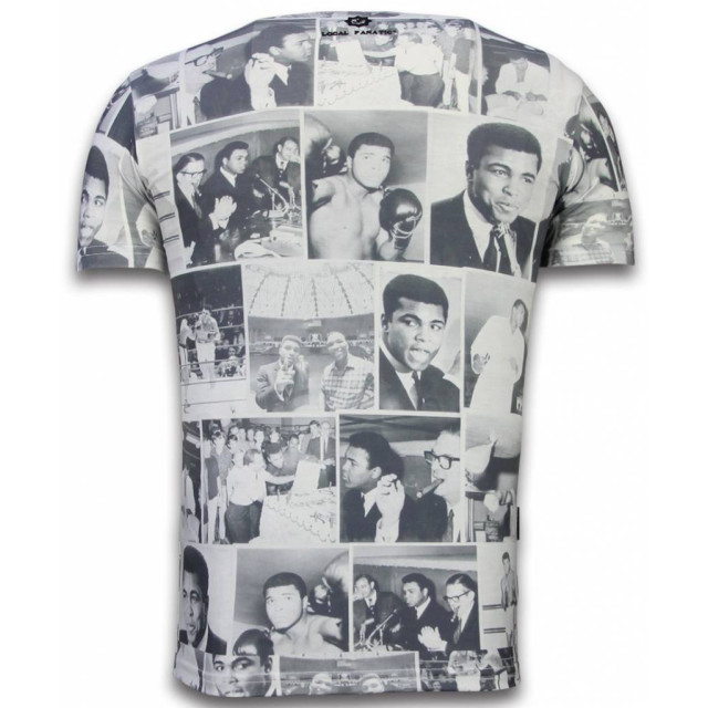 Local Fanatic Muhammad photocollage digital rhinestone t-shirt 11-6268W large