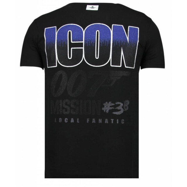 Local Fanatic Like a boss rhinestone t-shirt 13-6220Z large
