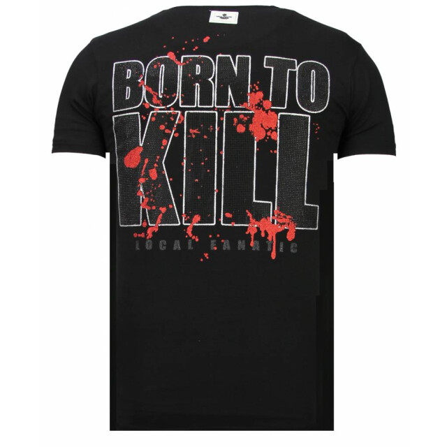 Local Fanatic Killer bunny rhinestone t-shirt 13-6229Z large