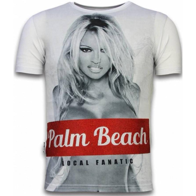 Local Fanatic Palm beach pamela digital rhinestone t-shirt 11-6280W large