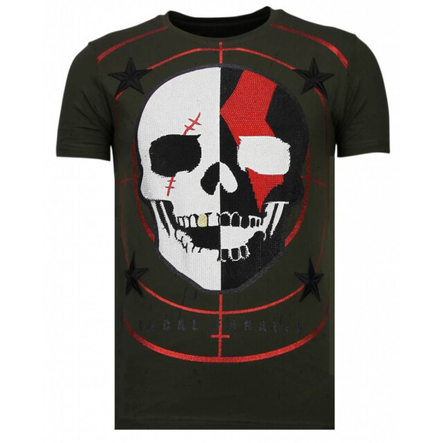 Local Fanatic God of war rhinestone t-shirt 13-6231K large