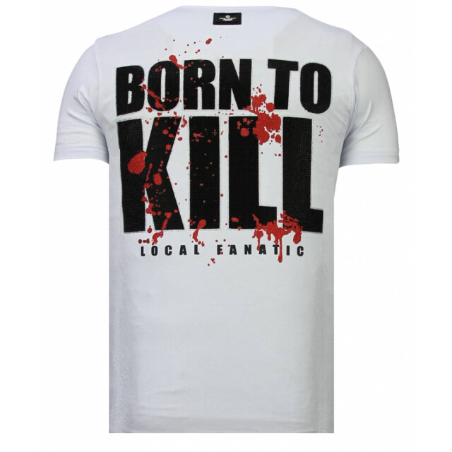 Local Fanatic Killer bunny rhinestone t-shirt 13-6229W large