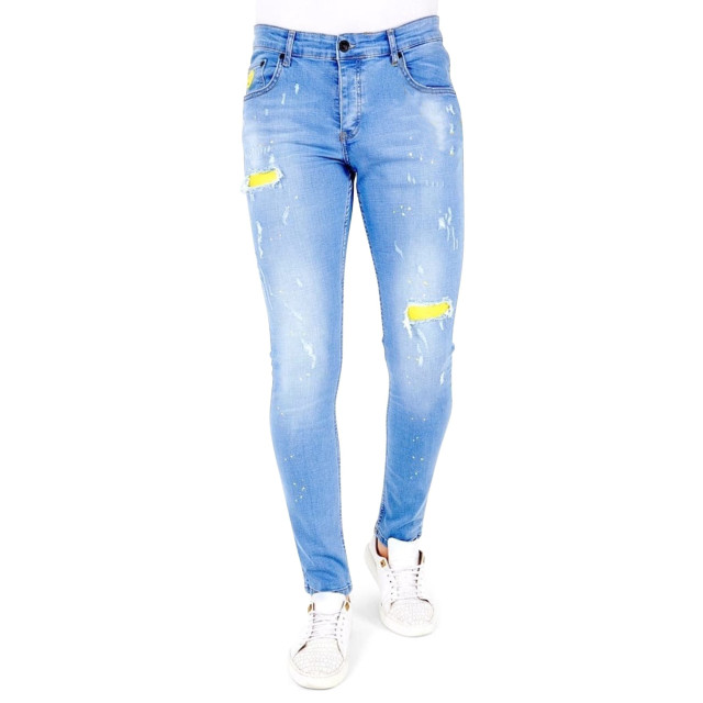 Local Fanatic Licht jeans met gaten 1024 LF-DNM-1024 large