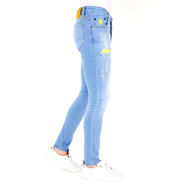 Local Fanatic Licht jeans met gaten 1024 LF-DNM-1024 large