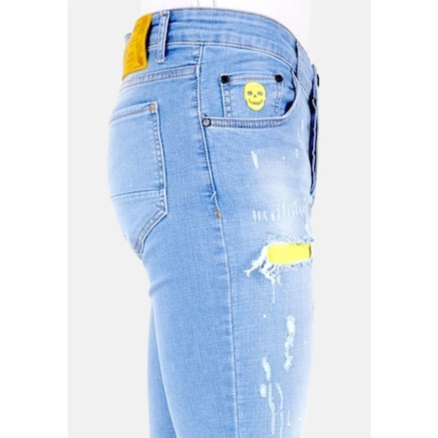 Local Fanatic Licht jeans met gaten 1024 LF-DNM-1024 large