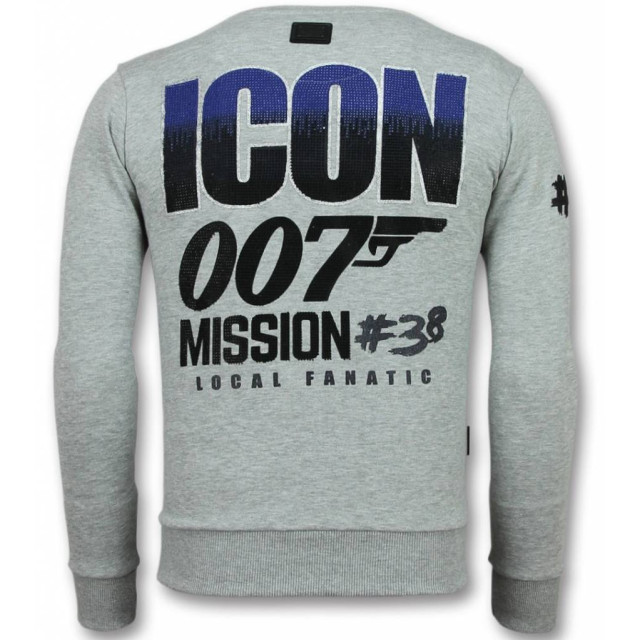 Local Fanatic 007 trui james bond sweater 11-6305G large