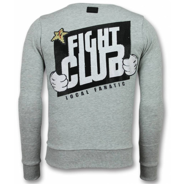 Local Fanatic Mario trui fight club sweater 11-6298G large