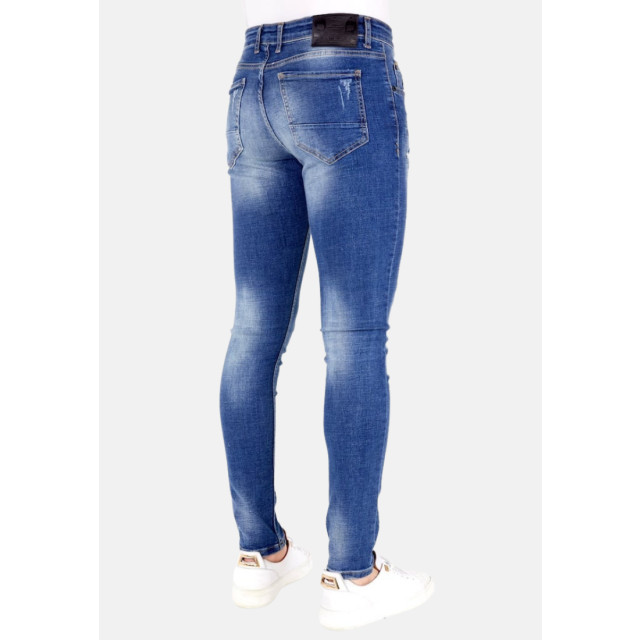 Local Fanatic Slim fit jeans verfspatten 1035 LF-DNM-1035 large