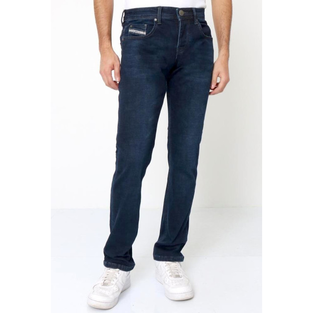 True Rise Regular fit jeans stretch A-11044 large