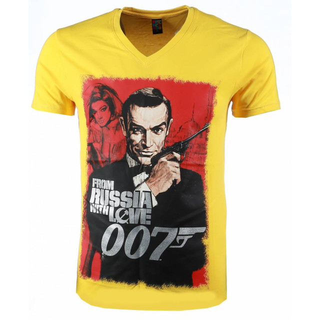 Local Fanatic T-shirt james bond from russia 007 54001GE large