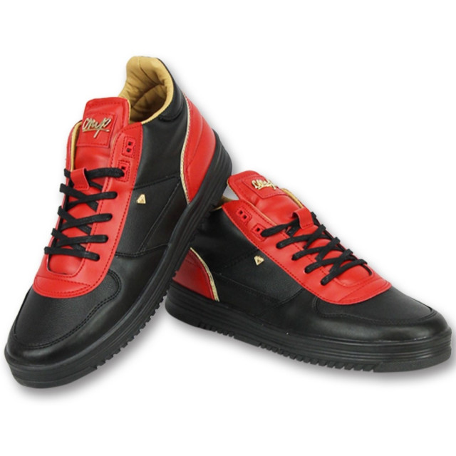 Cash Money Schoenen sneakers luxury black red CMS72 large