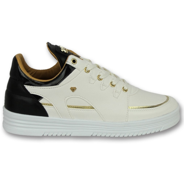 Cash Money Sneakers hoog schoenen luxury white black CMS71 large