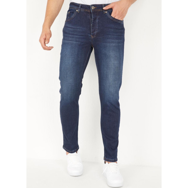 True Rise Regular fit jeans donker DP06 large