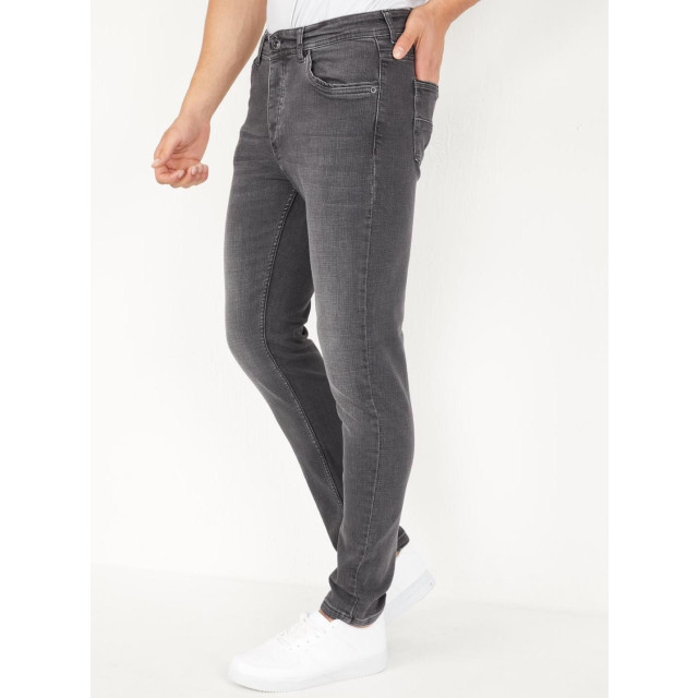 True Rise Stretch spijkerbroek regular fit jeans DP19 large