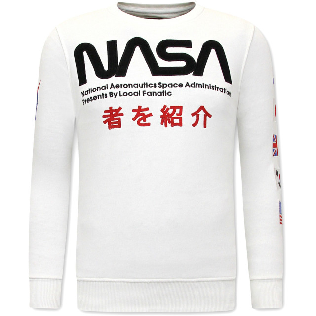 Local Fanatic Sweater nasa international 11-6505W large