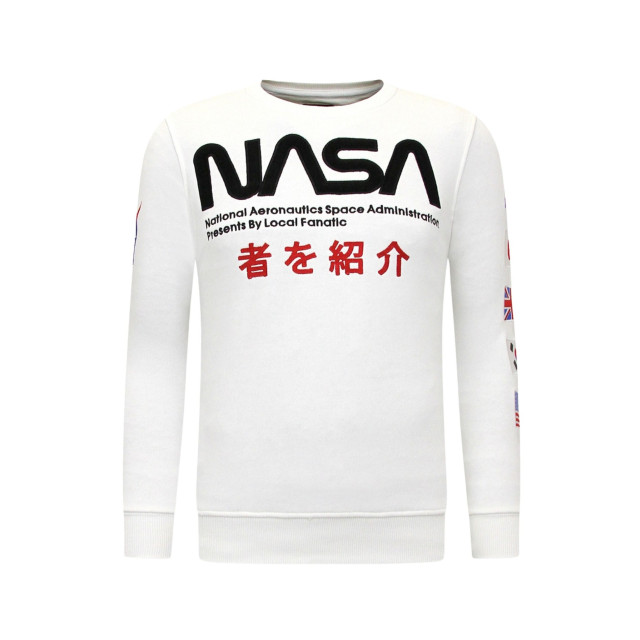 Local Fanatic Sweater nasa international 11-6505W large