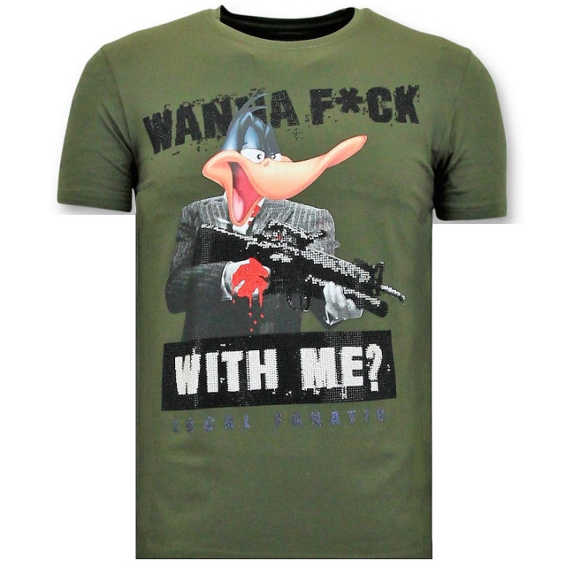 Local Fanatic T-shirt shooting duck gun 11-6368G large