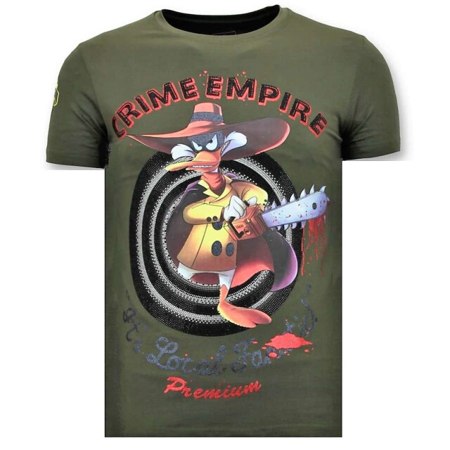 Local Fanatic T-shirt crime empire 11-6389G large