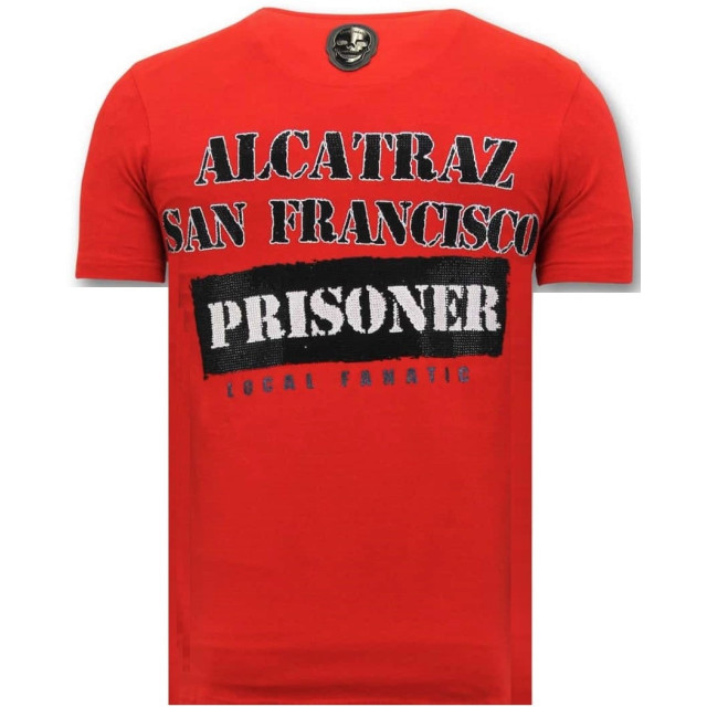 Local Fanatic T-shirt alcatraz prisoner 11-6385R large