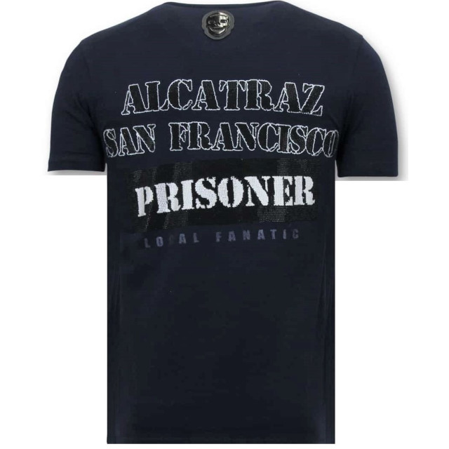 Local Fanatic T-shirt alcatraz prisoner 11-6385B large