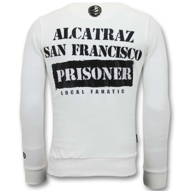 Local Fanatic Sweater alcatraz prisoner 11-6390W large