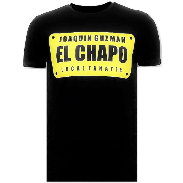 Local Fanatic T-shirt joaquin guzman el chapo 11-6500Z large